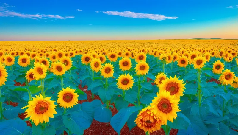 Entdecke die blühenden Sonnenblumenfelder in Norddakota 2025