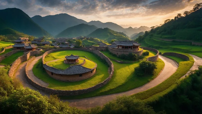 Entdecke die Hakka-Tulou und Qilou: Fujian wird UNESCO-Welterbe