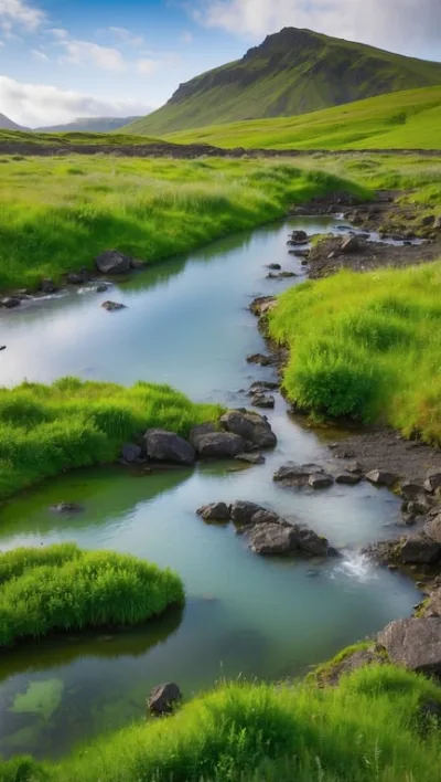 Entdecke Hrunalaug: Islands geheime Thermalquelle im Grünen