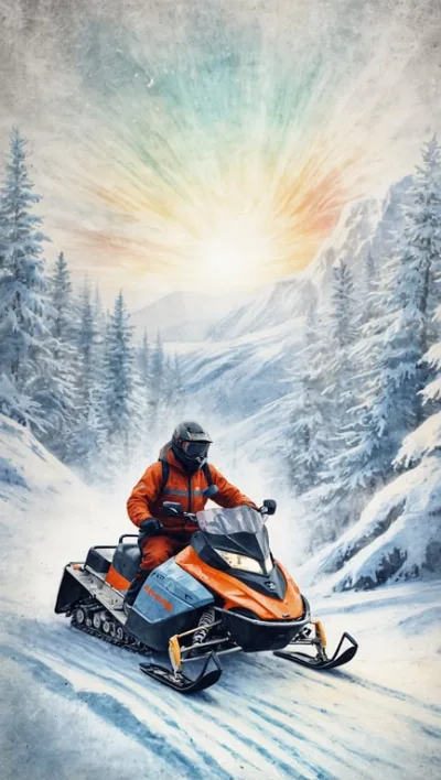 Entdecke Lapplands Magie: Abenteuer mit Schneemobilen und Nordlichtern