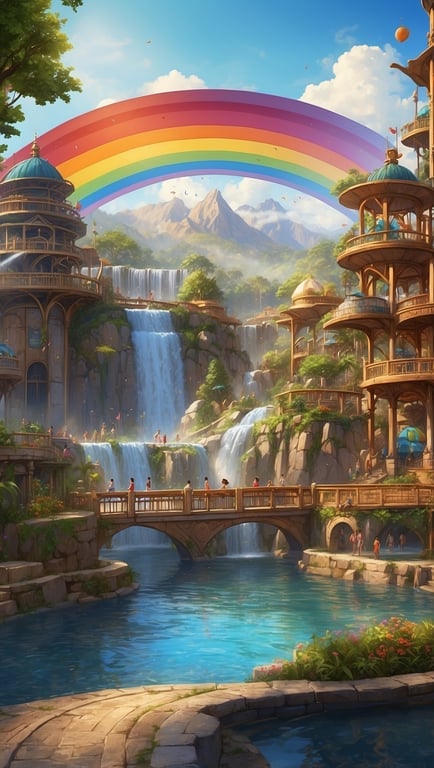 Entdecke spannende Industriekultur, Wasserspiele und Regenbögen – Deine Reise ins Abenteuer!