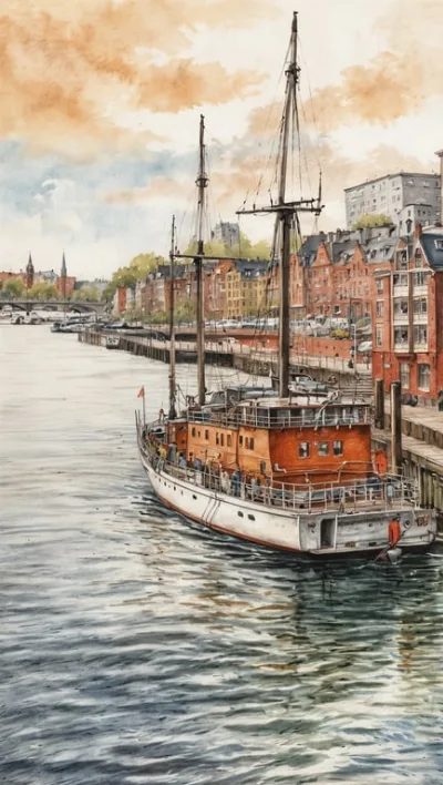 Erkunde Hamburgs Hafen bei einer großen Bootstour