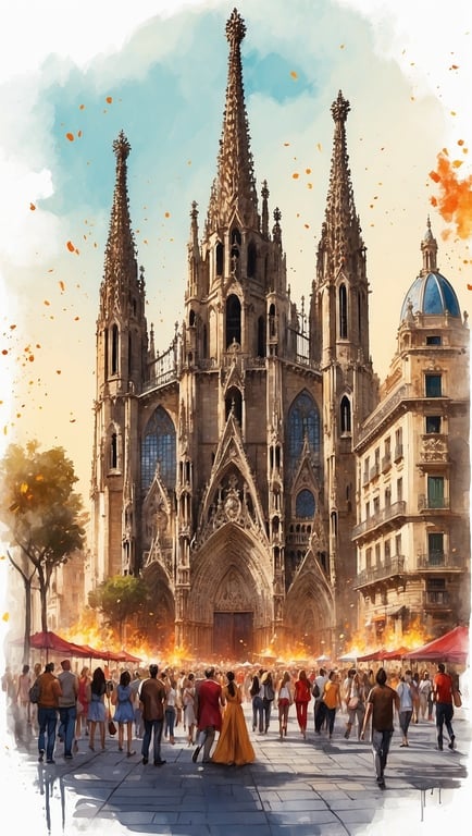 Erlebe Barcelonas feuriges Correfoc – Tanz mit den Teufeln und Funken!