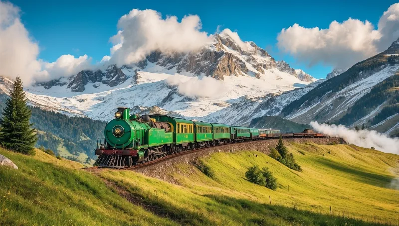 Erlebe die Alpen: Nostalgische Dampflokreise 2026!