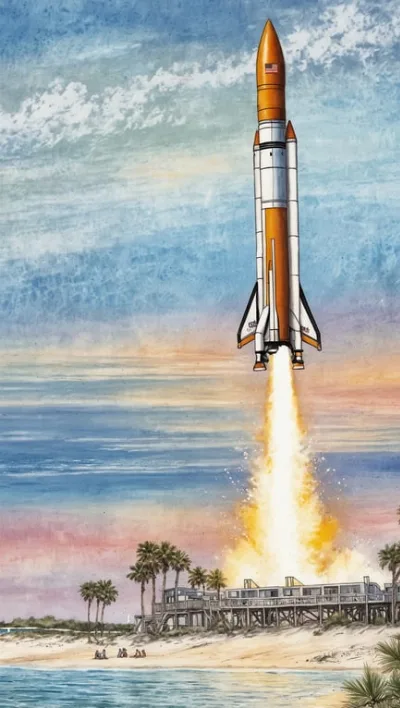 Erlebe die Höhe der Florida's Space Coast