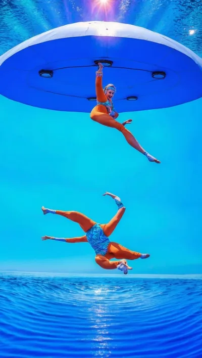 Erlebe die spektakuläre Akrobatikshow AQUA auf Kreuzfahrt!