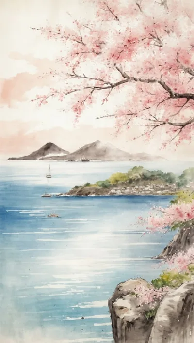 Erlebe Hanami Yoru: Zweitägige japanische Genussreise mit Meerblick und Cocktails