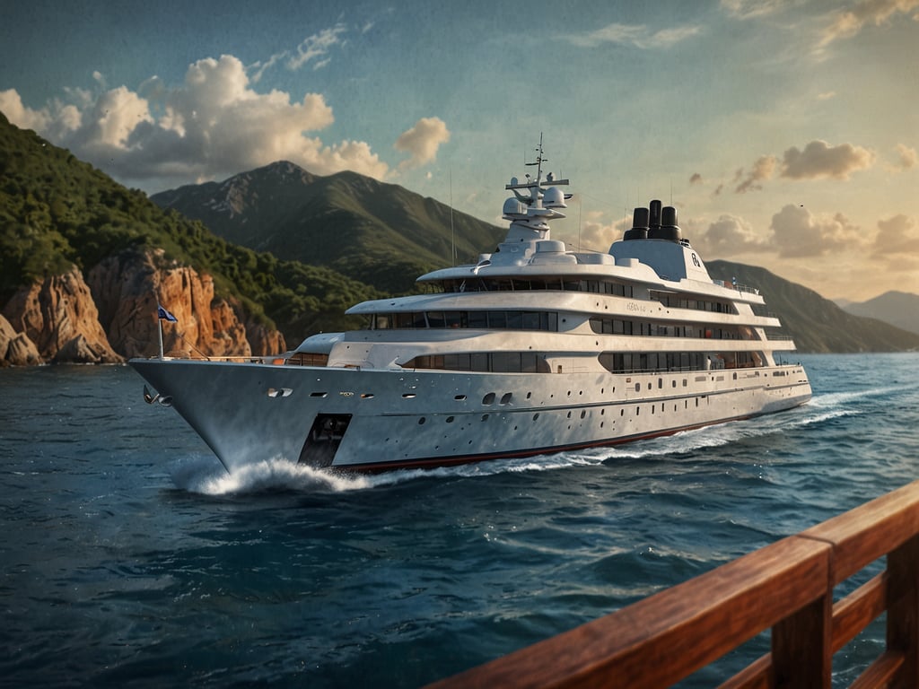 Auf dem Bild ist eine große Yacht zu sehen, die auf dem Wasser fährt. Die Kulisse besteht aus einer schönen Küstenlandschaft mit Bergen im Hintergrund und wird von einem klaren Himmel mit einigen Wolken flankiert. Diese Szenerie vermittelt ein Gefühl von Luxus und Abenteuer auf dem Wasser. 

Exklusiv segeln: Sea Cloud erweitert Charter-Angebote nach Werftzeit.