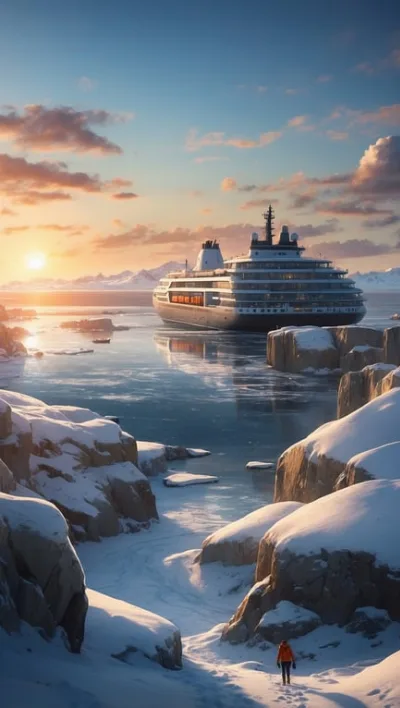 Exklusive Arktis-Abenteuer auf dem Eisbrecher Terschelling