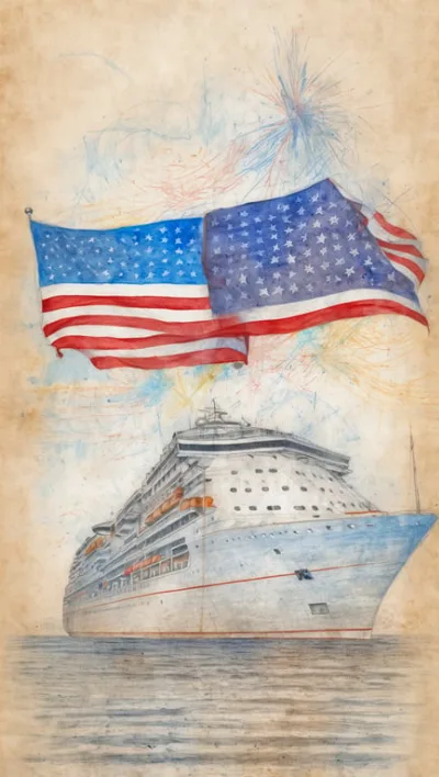Feiere Amerikas 250. Geburtstag auf See mit Carnival