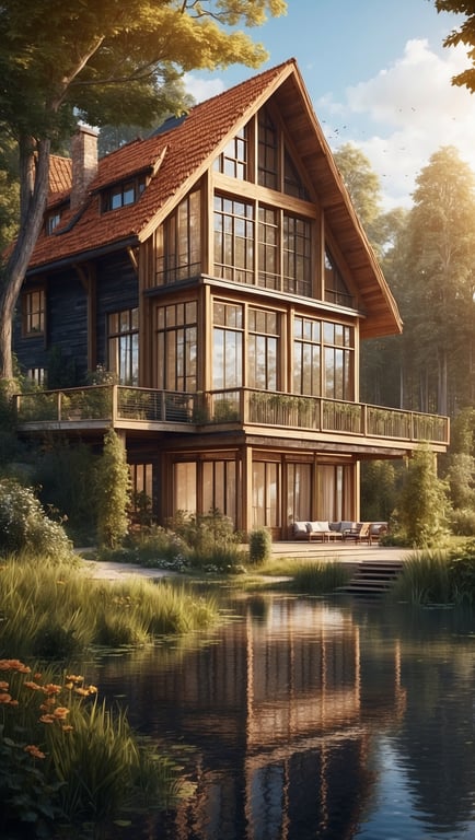 Ferienhaus am See in der Lüneburger Heide Traumlage