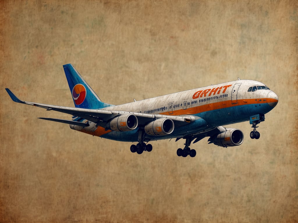 Auf dem Bild ist ein Flugzeug zu sehen, das sich im Landeanflug befindet. Die Flugdauer hängt von verschiedenen Faktoren ab, wie der Route und den Wetterbedingungen, aber typischerweise könnte ein solcher Flieger in einem internationalen Kontext Flüge von mehreren Stunden durchführen.