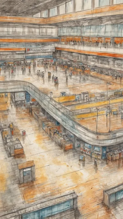 Flughafen Terminal