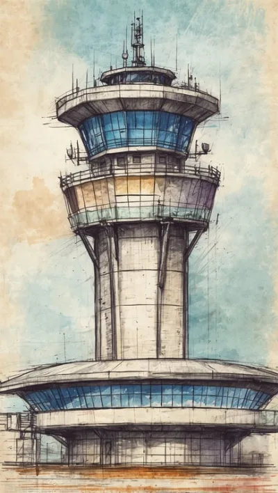 Flughafen Tower