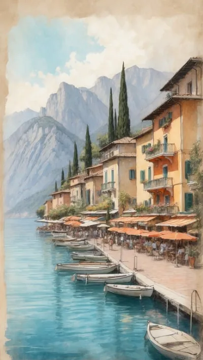 Garda am Gardasee: Gab dem See seinen Namen und lockt mit einer schönen Seepromenade
