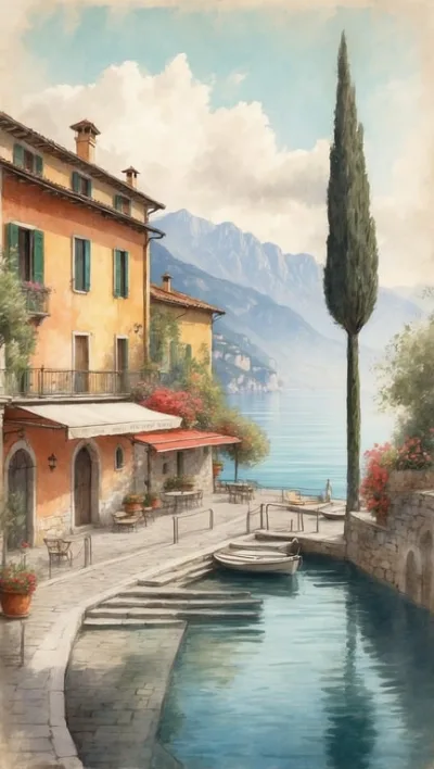 Gargnano am Gardasee: Bietet eine ruhige Atmosphäre mit authentischem Charme