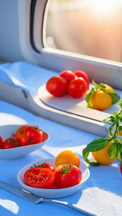 Genieße frische Kiso-Tomaten in der First Class von Singapore Airlines