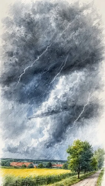 Gewitter-Alarm in Rheinland-Pfalz – Pass auf deine Reise auf!