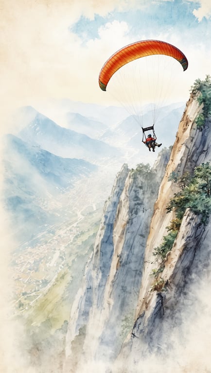 Gleitschirmflieger in China: Atemberaubende Höhenreise über 8.500 Meter