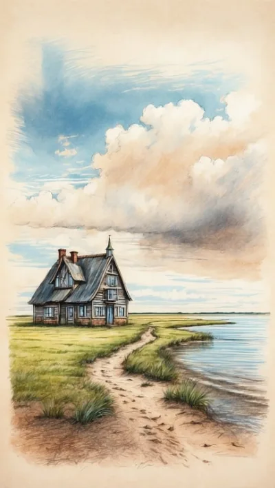 Hallig Gröde im Nordfriesischen Wattenmeer: Deutschlands kleinste Gemeinde