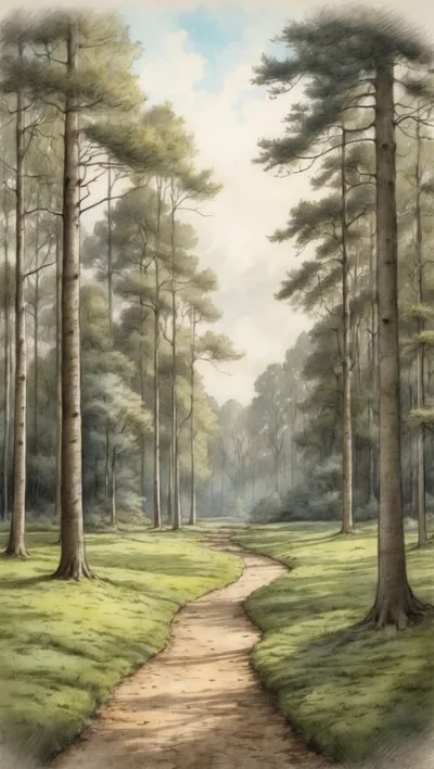 Het Landschap Drents-Friese Wold in Holland (Molecaten Park)