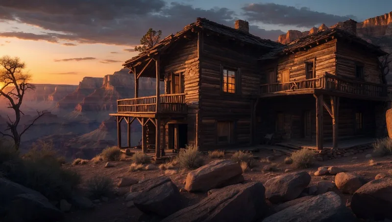 Historische Lodge im Grand Canyon abgebrannt