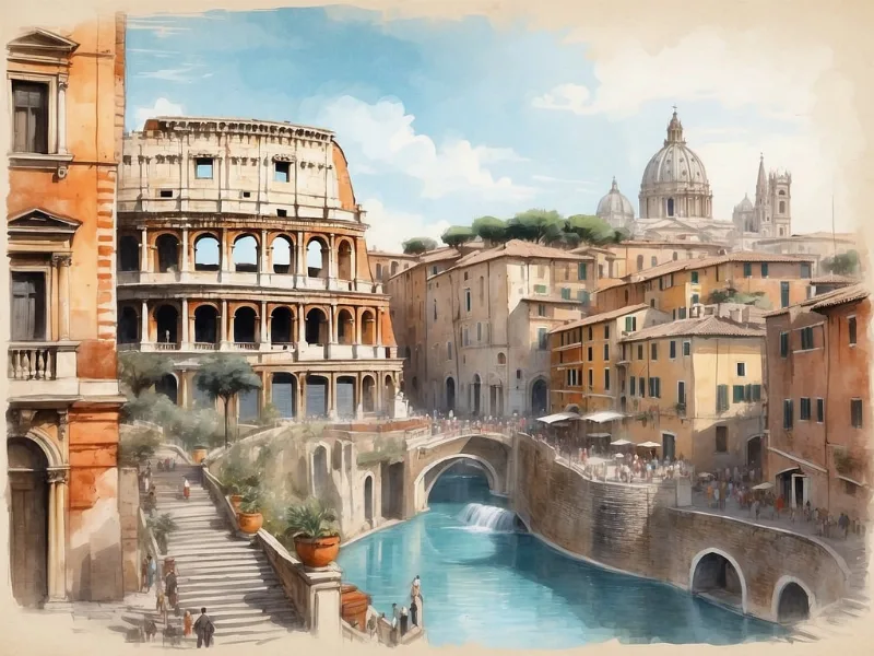Italien Rom – Eine Stadt, zwei Welten