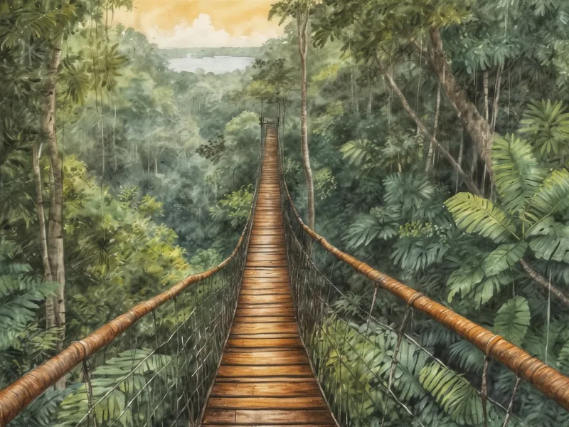 Iwokrama Canopy Walkway: Ein Blick über den Regenwald wie aus der Vogelperspektive