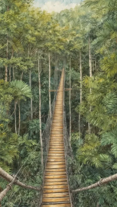 Iwokrama Canopy Walkway: Ein Blick über den Regenwald wie aus der Vogelperspektive