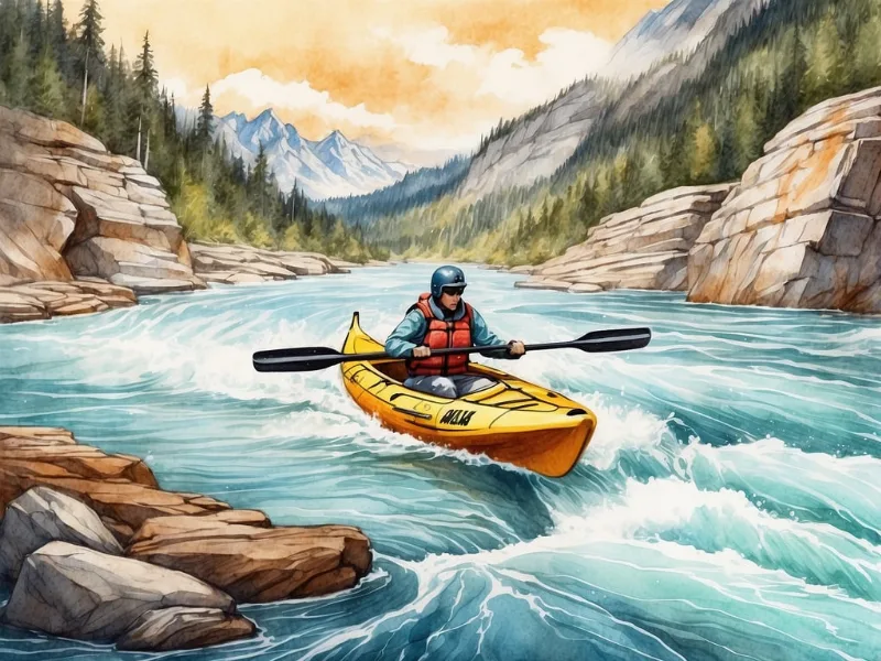 Kajakfahren-Techniken für Wildwasser