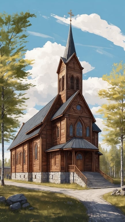 Kirunas historische Holzkirche zieht langsam zu neuem Zuhause um