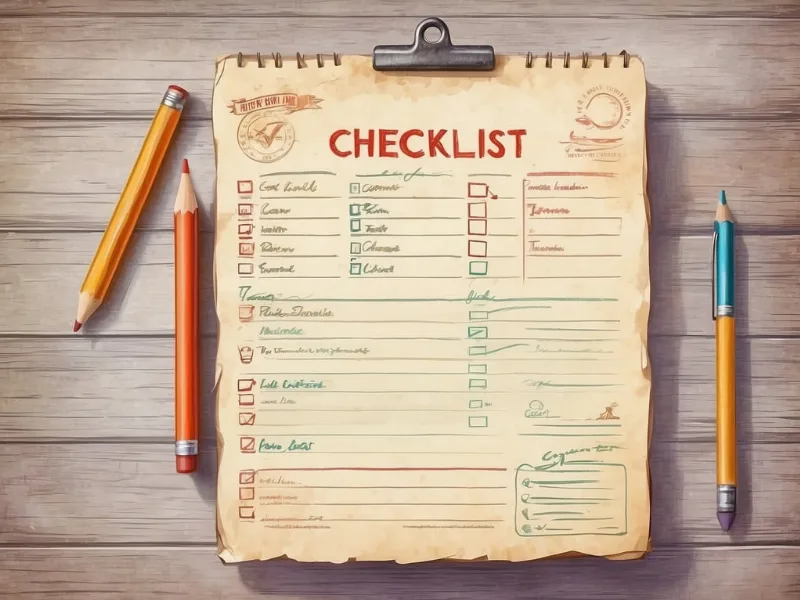 Kostenlose Vorlage: Deine Checkliste für den perfekten Urlaub