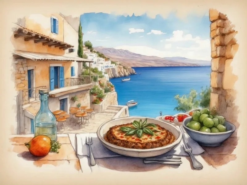 Kulinarische Reise durch Griechenland — Von Moussaka bis Ouzo