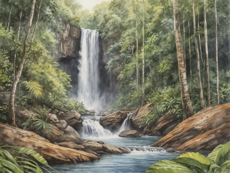 Kurupukari Falls: Spektakuläre Fälle im Iwokrama-Reservat
