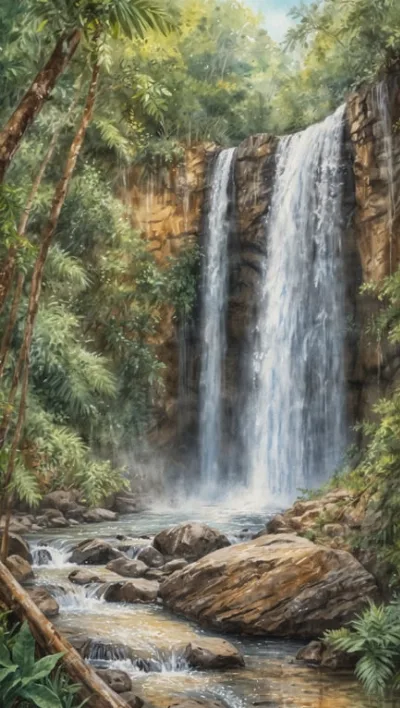 Las Pilas Wasserfall: Verborgener Wasserfall im Landesinneren
