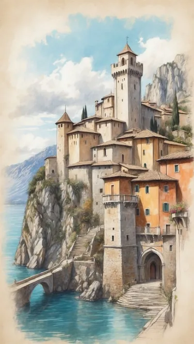 Lazise am Gardasee: Mittelalterliche Stadt mit einer beeindruckenden Burg