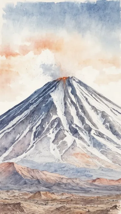 Licancabur-Vulkan: Majestätischer Grenzvulkan zu Chile