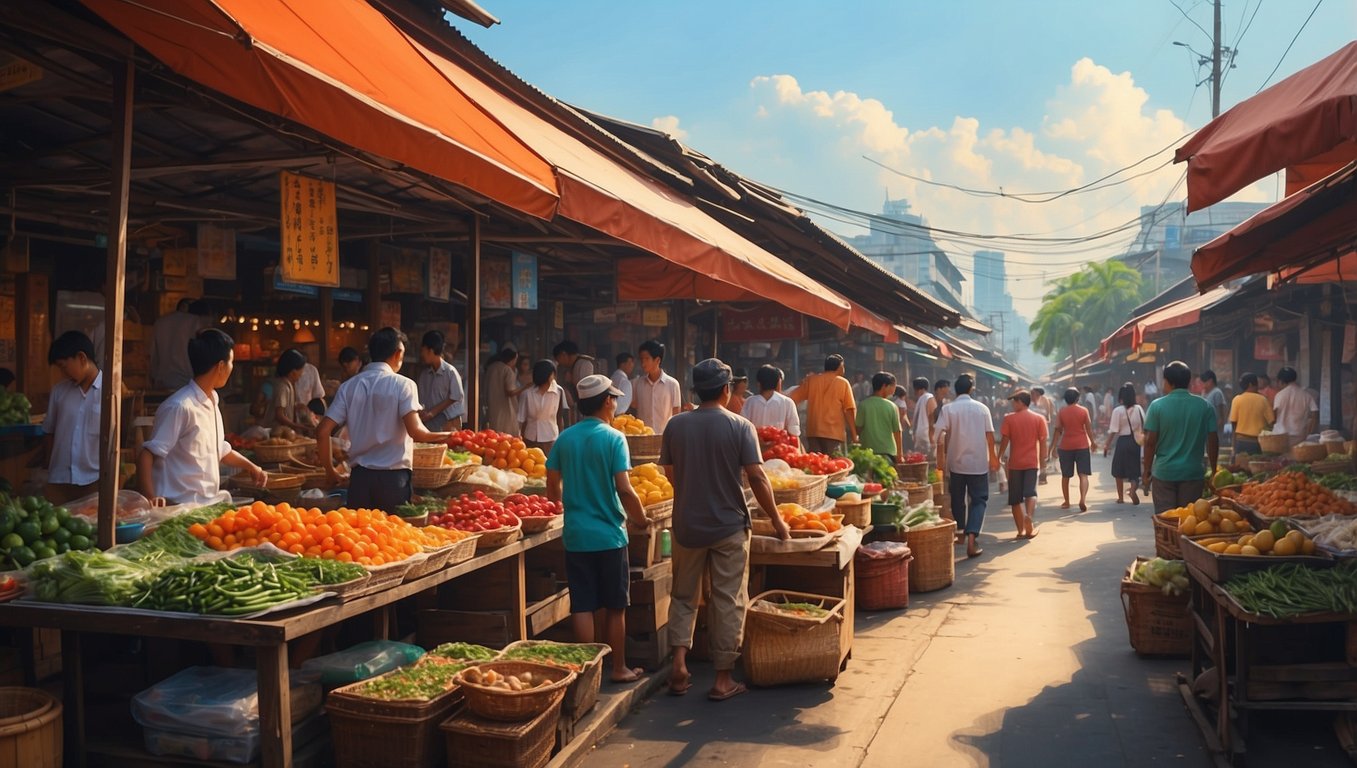 Entdecke die lebendigen Märkte Bangkoks