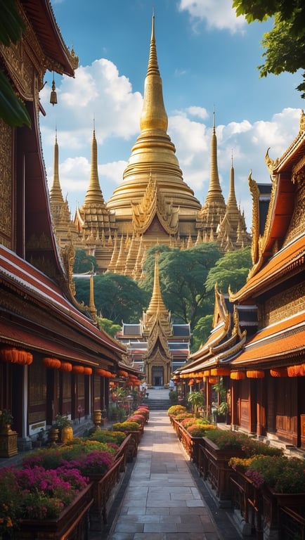 Märkte und Tempel in Bangkok erkunden