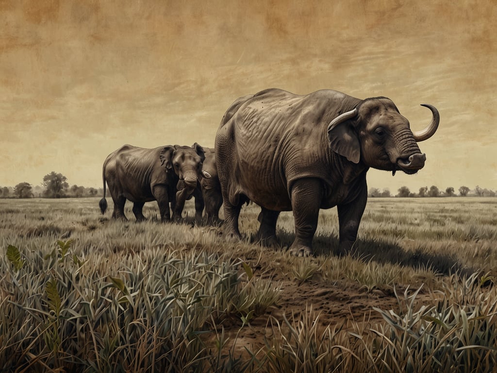 Auf dem Bild sind offenbar Elefanten in einer weiten Graslandschaft zu sehen. Diese majestätischen Tiere stehen symbolisch für die Herausforderungen, denen sich Malawi und viele andere afrikanische Länder gegenübersehen, insbesondere in Bezug auf den Naturschutz und die Erhaltung der Biodiversität. 

Malawi, bekannt für seine Tierwelt und natürlichen Ressourcen, sieht sich verschiedenen globalen Herausforderungen gegenüber, darunter Klimawandel, Habitatverlust und Wilderei. Der Schutz der Elefanten und ihrer Lebensräume ist entscheidend für die ökologischen Gleichgewichte und hat auch Auswirkungen auf die Wirtschaft, insbesondere durch den Ökotourismus.