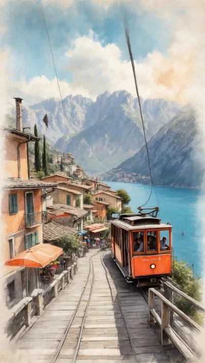 Malcesine am Gardasee: Bietet eine Seilbahnfahrt auf den Monte Baldo mit atemberaubender Aussicht