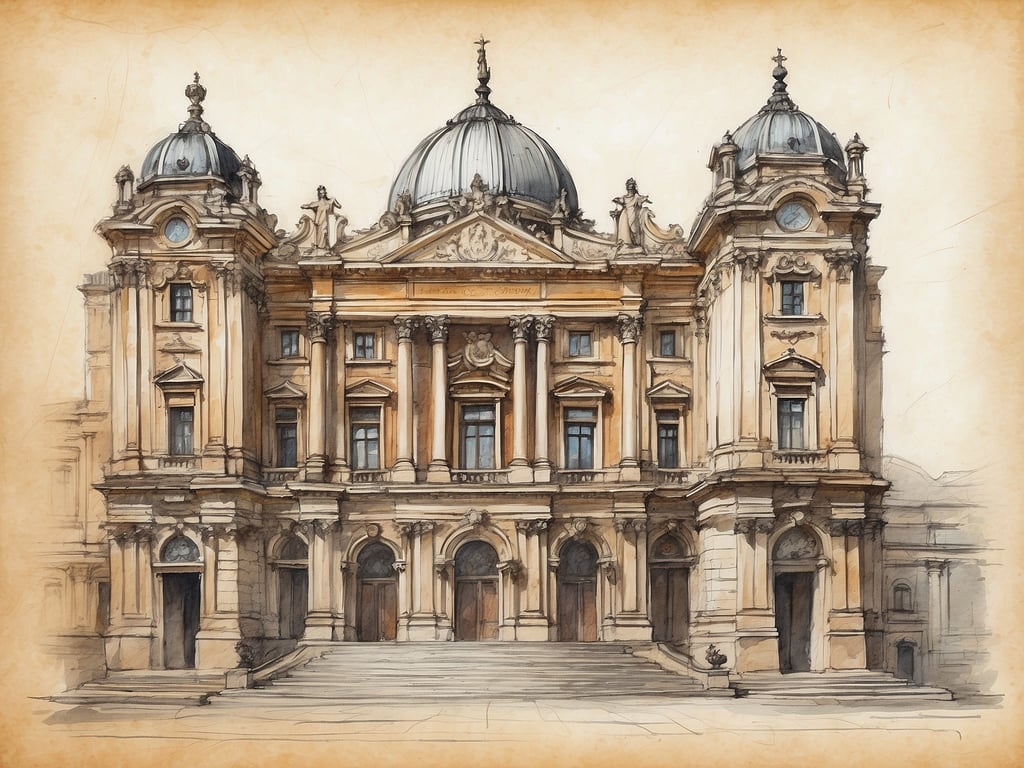 Auf dem Bild ist eine prächtige architektonische Struktur zu sehen, die einen historischen Gebäudestil repräsentiert. Die Bedeutung solcher Burgen oder Paläste heute liegt oft in ihrer Funktion als kulturelle und historische Stätten. Sie dienen häufig als Museen, Veranstaltungsorte für Konzerte oder andere gesellschaftliche Events und ziehen Touristen an, die sich für Geschichte und Architektur interessieren. Solche Gebäude sind wichtige Erben unserer Vergangenheit und tragen zur Identität und Bildung der heutigen Gesellschaft bei.