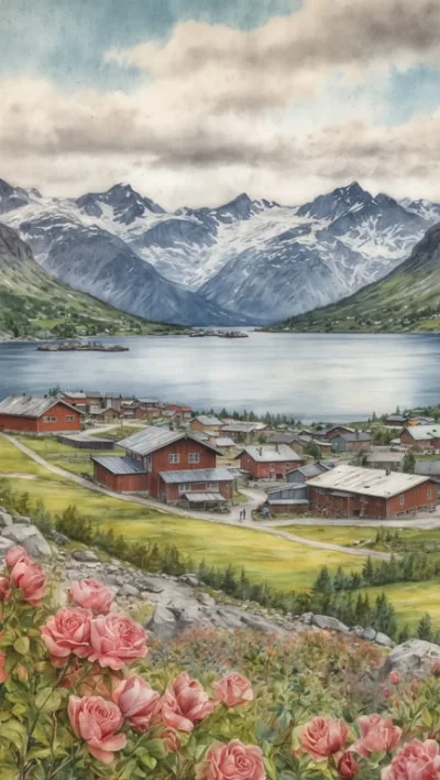 Molde: Die "Stadt der Rosen" mit Blick auf die Romsdal-Alpen