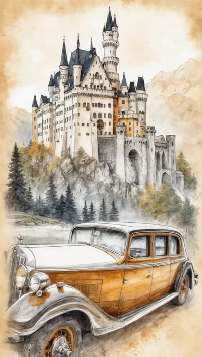 München bis Neuschwanstein in Stil mit Limousine