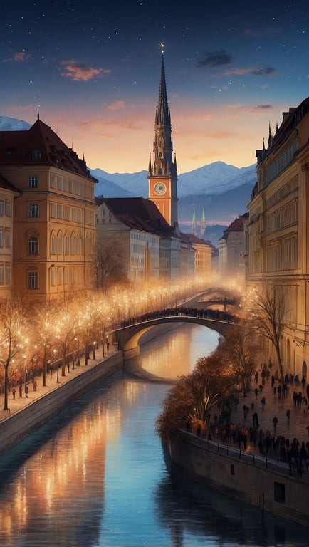 Münchens Silvestermeile 2025: Party, Musik und Lichtshow zum Jahreswechsel