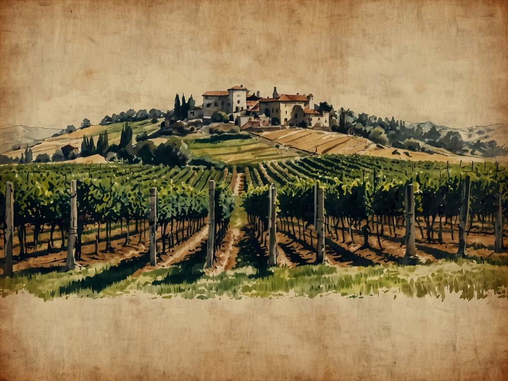 Auf dem Bild ist eine malerische Weinfarm mit Weinreben zu sehen. Solche Orte sind ideal für Weinproben. Einige der besten Weingüter für Weinproben sind:

1. **Antinori nel Chianti Classico** – Ein historisches Weingut in der Toskana mit beeindruckendem Architekturdesign und hochwertigen Weinen.
2. **Château Margaux** – Ein legendäres Weingut in Bordeaux, bekannt für seine exzellenten Rotweine und malerischen Weinberge.
3. **Domaine de la Romanée-Conti** – Berühmt für seine Spitzenburgunder in Burgund; die Weinproben sind ein echtes Erlebnis.
4. **Trefethen Family Vineyards** – Dieses Weingut in Napa Valley bietet nicht nur hervorragende Weine, sondern auch eine wunderschöne Landschaft.

Diese Weingüter bieten eine großartige Möglichkeit, erstklassige Weine zu probieren und die Landschaft zu genießen.