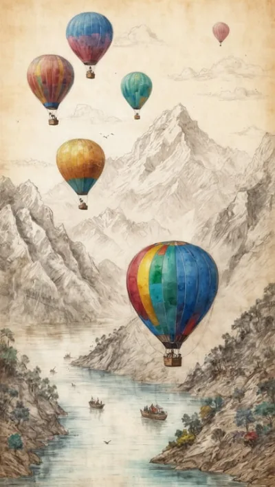 Nepals Erstes Internationales Ballonfestival: Abenteuer über den Himalayas