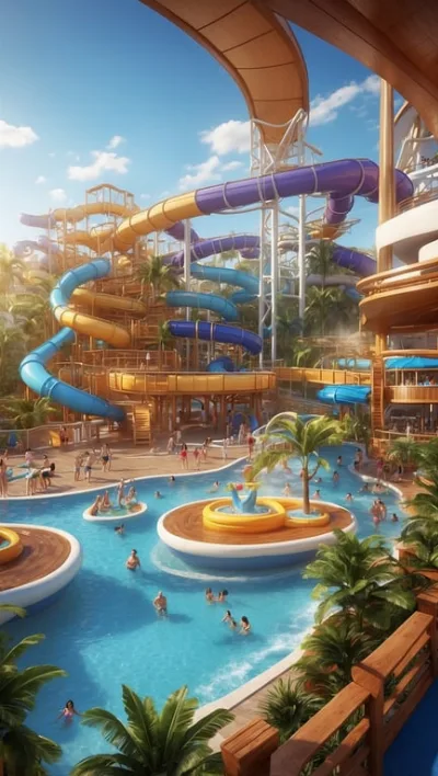 Norwegian Cruise Line präsentiert den Great Tides Waterpark