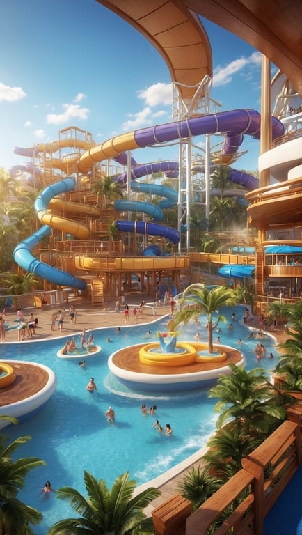 Norwegian Cruise Line präsentiert den Great Tides Waterpark