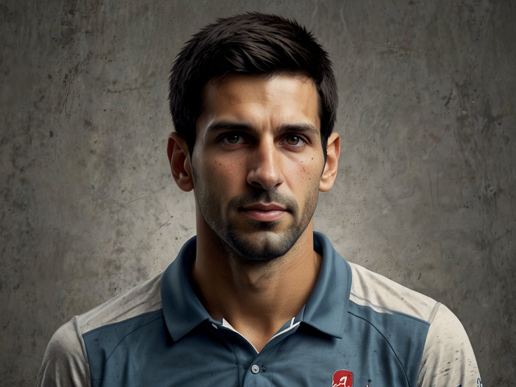 Auf dem Bild ist eine Person zu sehen, die anscheinend an einem professionellen Sport beteiligt ist. Im Zusammenhang mit diesem Bild könnte man sagen: 
